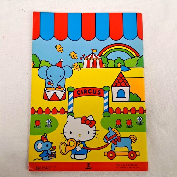 Vintage 1976 SANRIO HELLO KITTY'S COLORING BOOK made in Japan - Picture 2 of 8